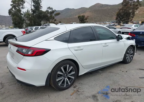 2024 Honda Civic Ex-L z USA, uszkodzony, nr VIN 19XFL1H73RE003908